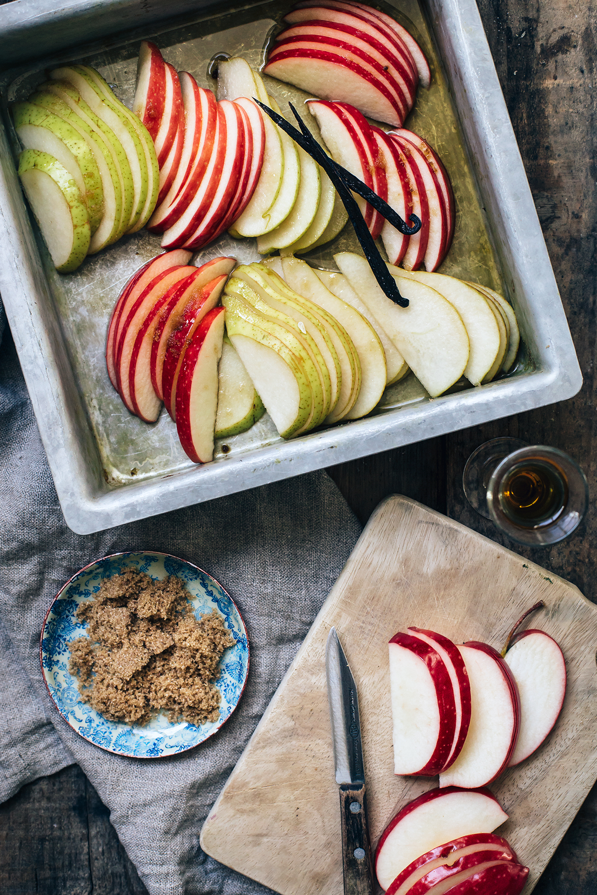 Pear and Apple Buckwheat Crêpe Galettes