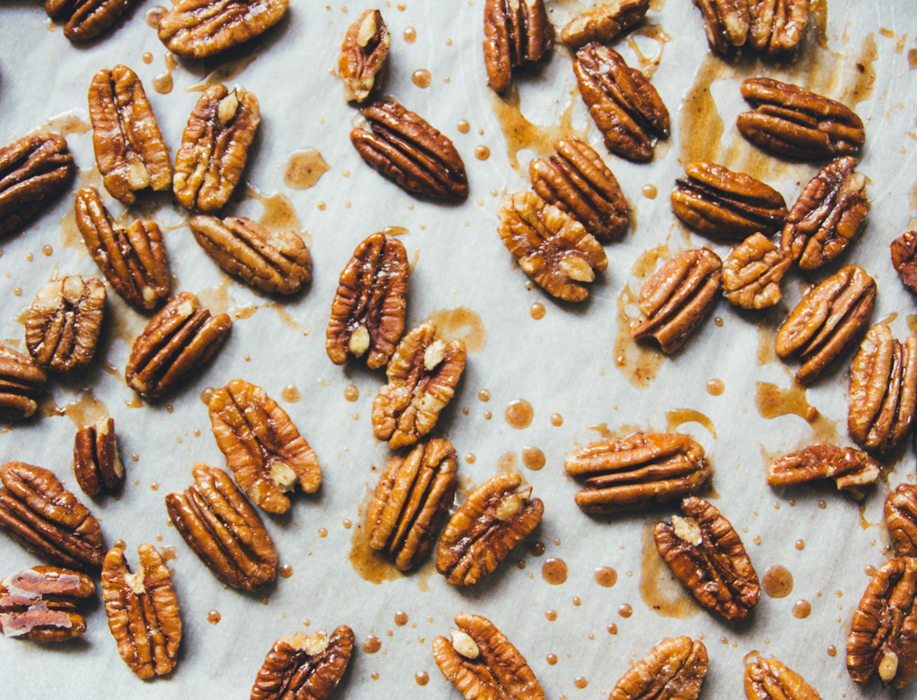 Maple Roasted Pecans