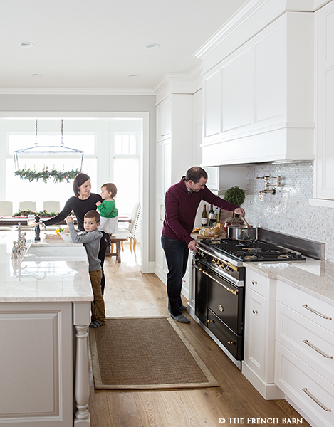 Large white kitchen